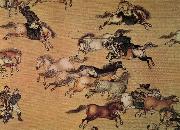 unknow artist, Emperor Qianlong on the trip